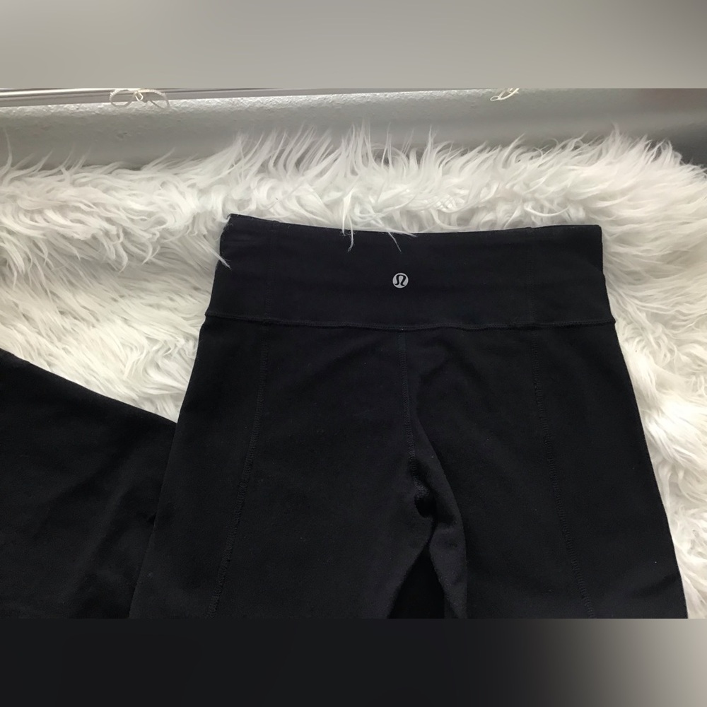 Lululemon Reversible Groove Pants Size 4 32” Black - Picture 10 of 13